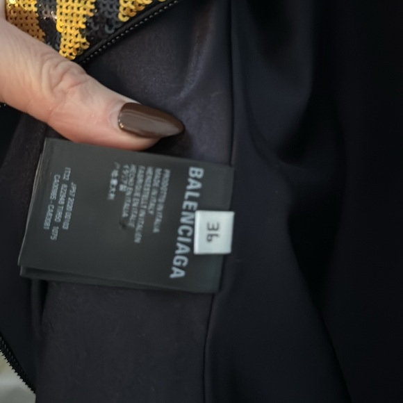 Balenciaga Sequin Zebra Top - Picture 7 of 9